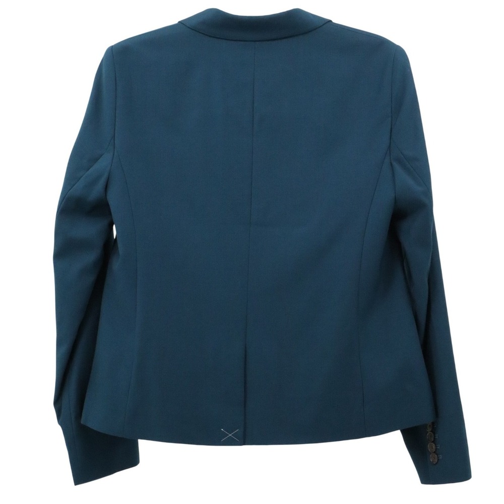 Work Professional Single Button Teal Blazer Ann T… - image 5